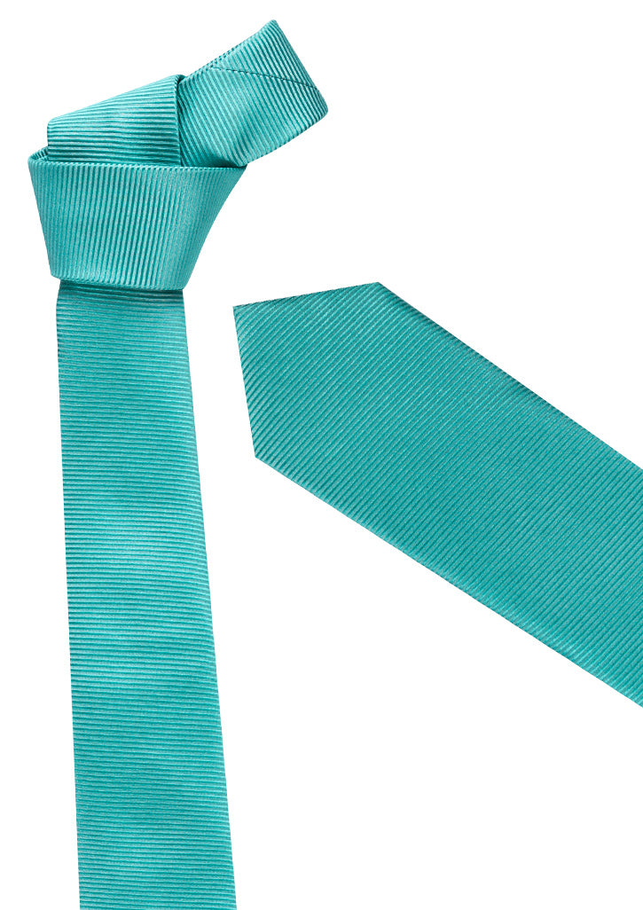 Mens Slim Monotone Design Tie