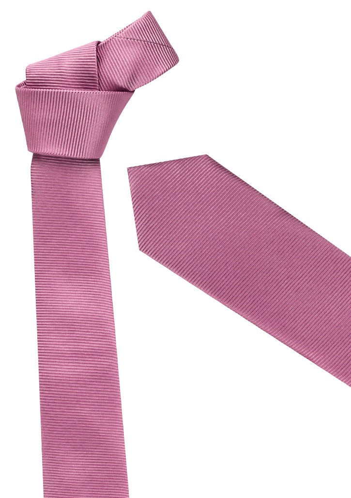 Mens Slim Monotone Design Tie
