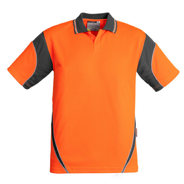 Mens Hi Vis Aztec Polo