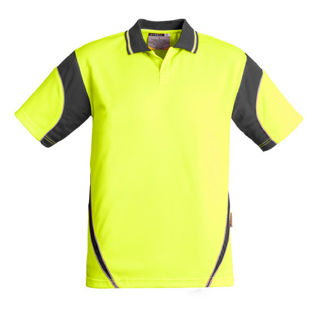 Mens Hi Vis Aztec Polo