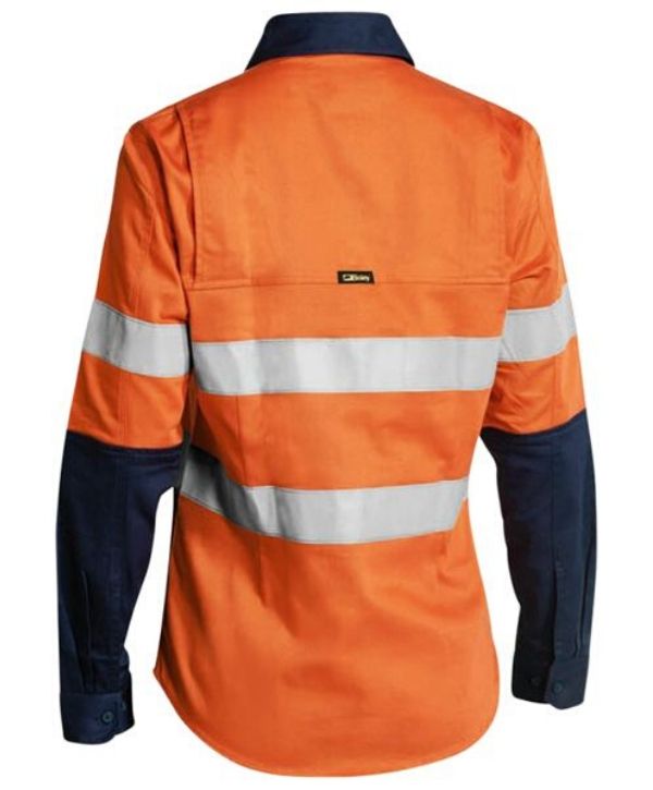 3M Taped, 2 Tone, Womens Hi Vis Industrial Vented Shirt
