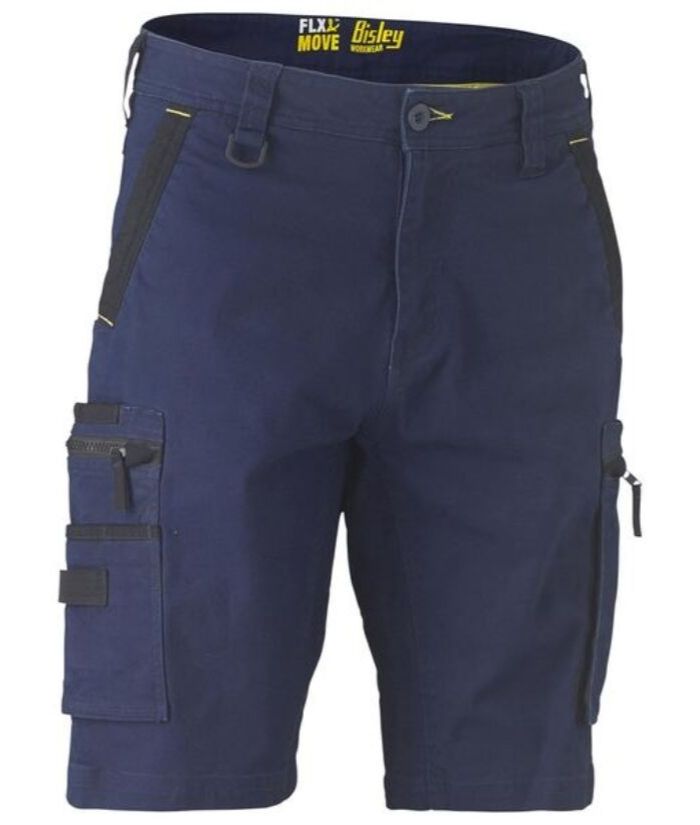 bisley-Flex-&-Move-Stretch-Utility-Zip-Cargo-Short-bshc1330