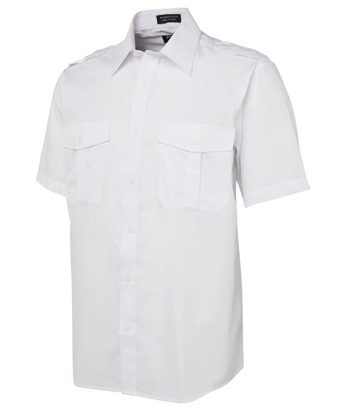 Epaulette Shirt Short Sleeve