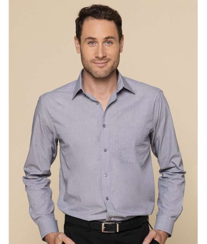 silver-Gloweave-smith-mens-end-on-end-shirt-1253L