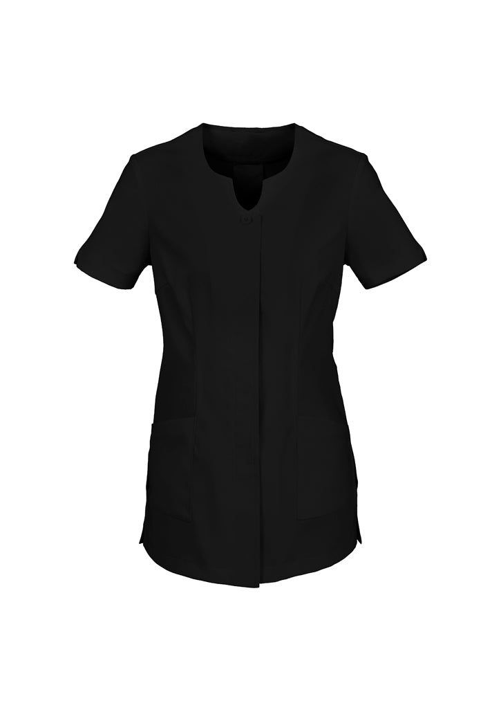 biz-collection-womens-ladies-Eden-tunic-H133LS-white-black-navy-beauty-therapy
