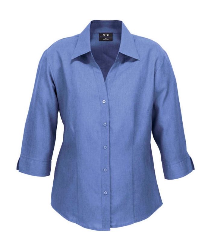 Plain blue outlet shirt womens