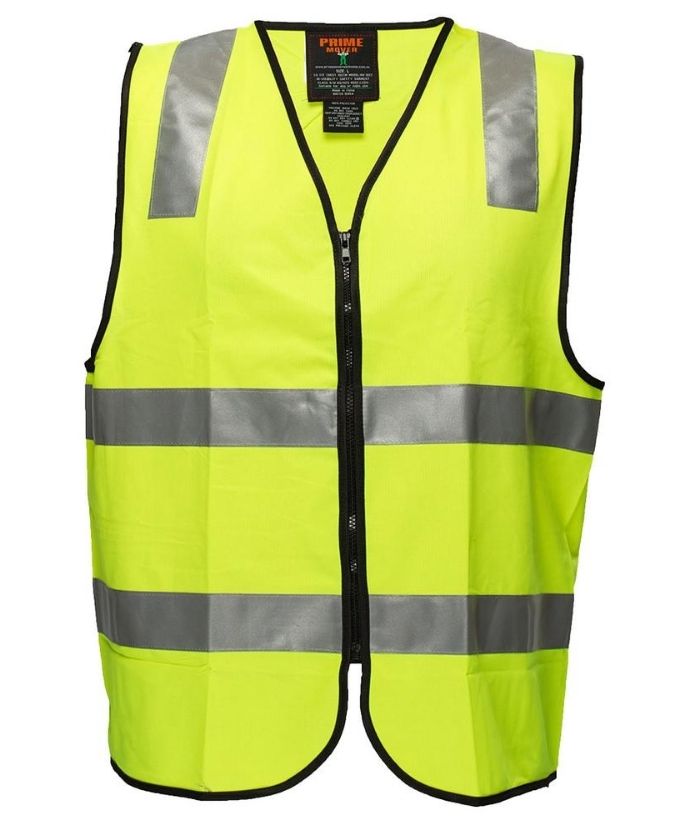 Hi Vis D/N Security Zip Vest