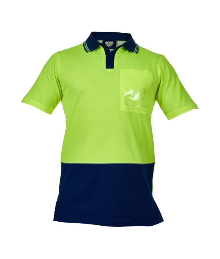 Hi Vis Day Only Cotton Backed Polo