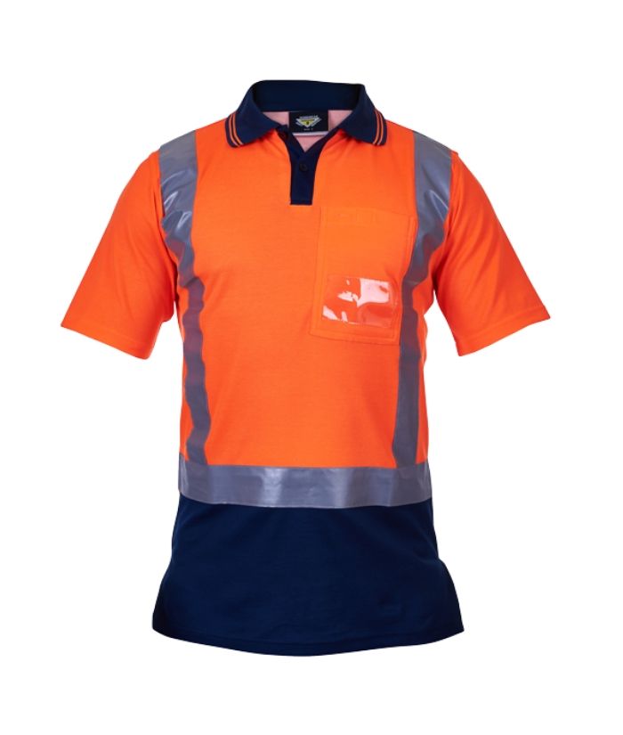 Hi Vis Day/Night Cotton Backed Polo