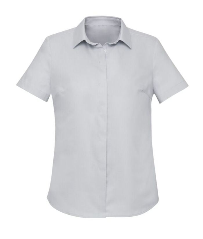 womans-womens-chambray-short-sleeve-shirt-biz-corporate-cotton