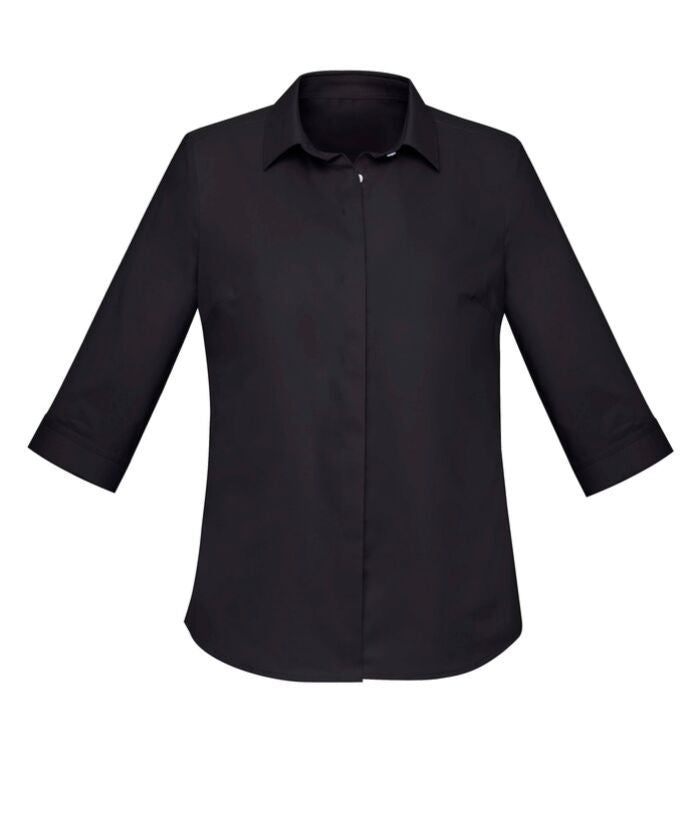 Womens Charlie 3/4 Sleeve Chambray Shirt