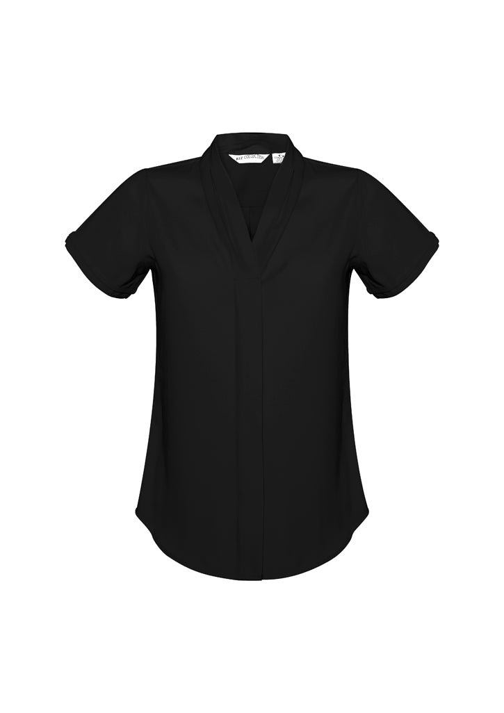 biz-collection-madison-ladies-womens-short-sleeve-blouse-s628ls-navy