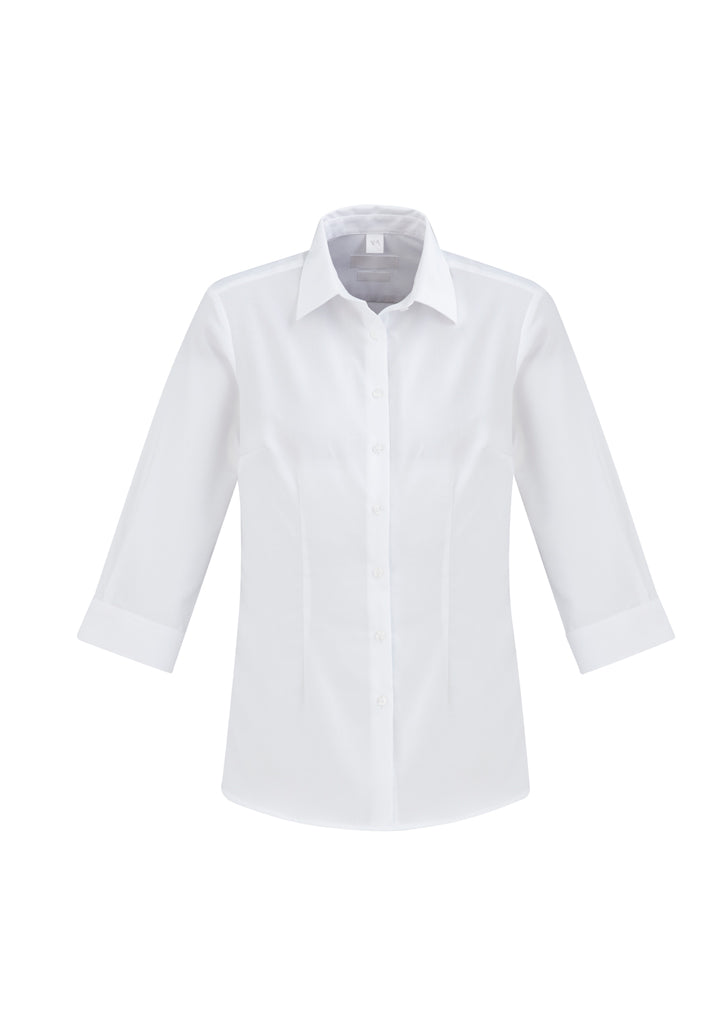 Ladies Regent 100% Cotton 3/4 Sleeve Shirt