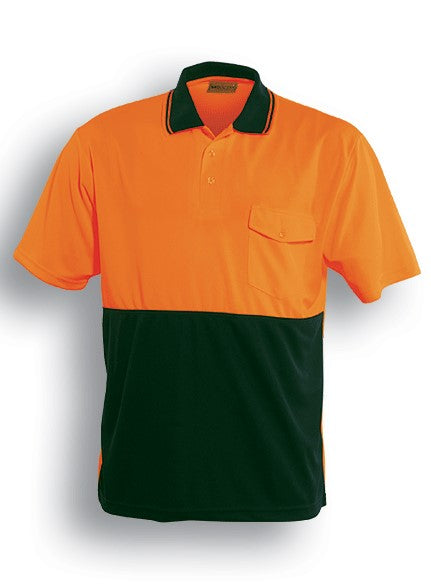 Hi Vis Safety Short Sleeve Polo