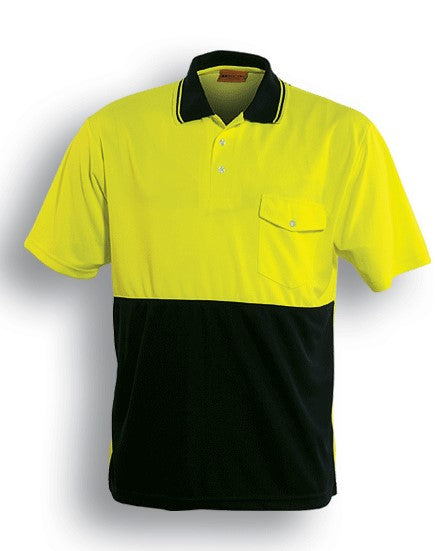 Hi Vis Safety Short Sleeve Polo