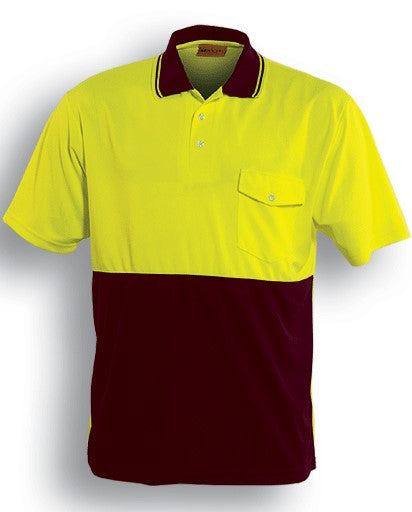 Hi Vis Safety Short Sleeve Polo