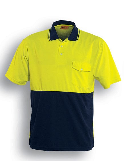 Hi Vis Safety Short Sleeve Polo