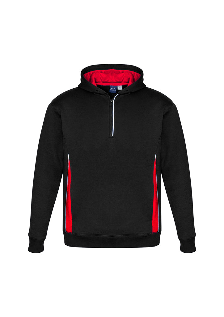 SW710M Adult Renegade Hoodie Black/Red/Silver