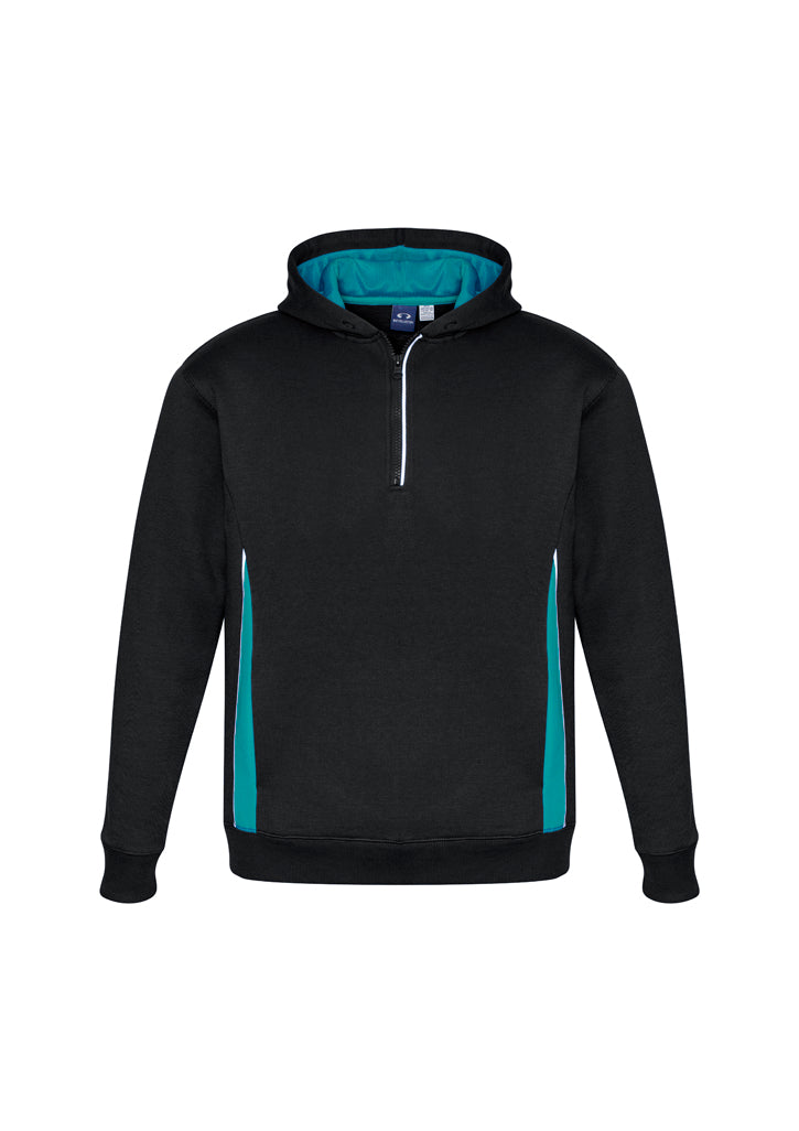 SW710M Adult Renegade Hoodie Black/Teal/Silver