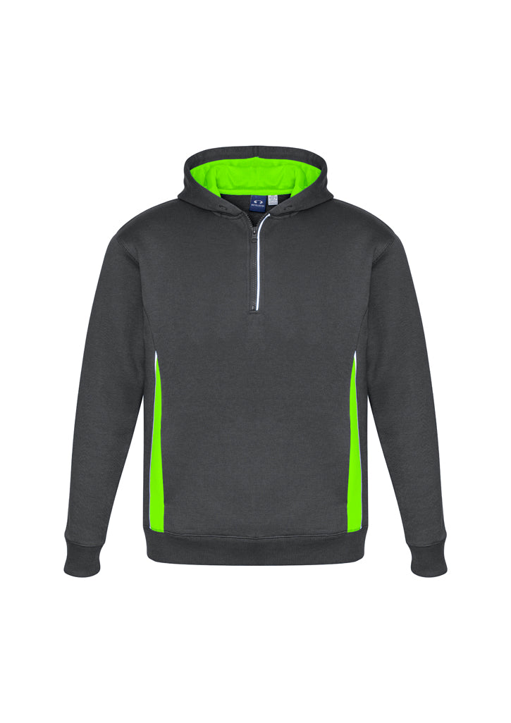SW710M Adult Renegade Hoodie Grey/Fl Lime/Silver