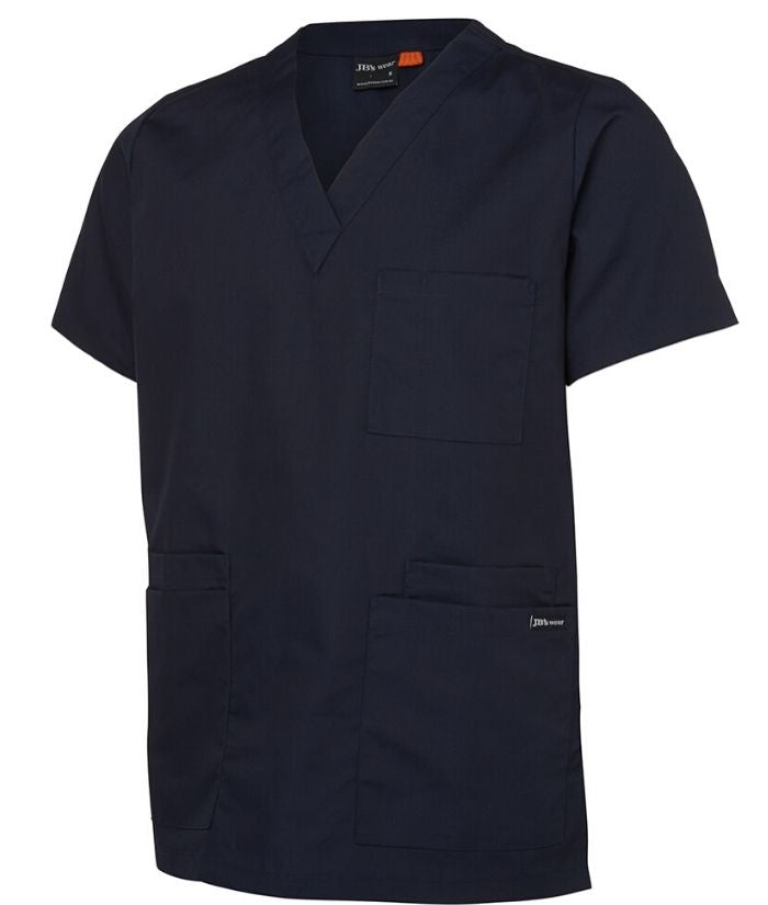 scrubs-tops-nz-jb&#39;s-unisex-scrub-top-navy-4srt