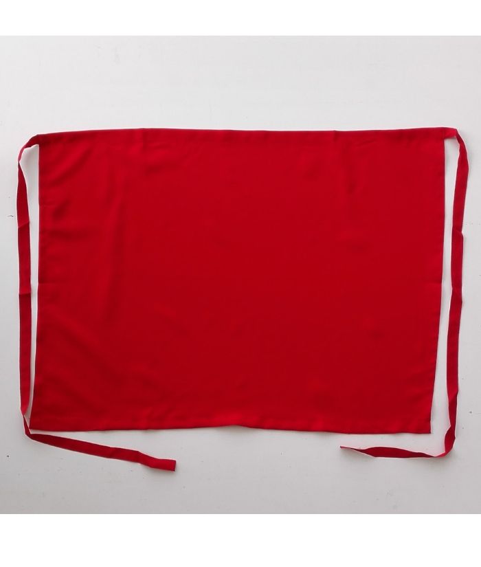 bocini-1/2-waist-apron-no-pocket-0WA0678-red