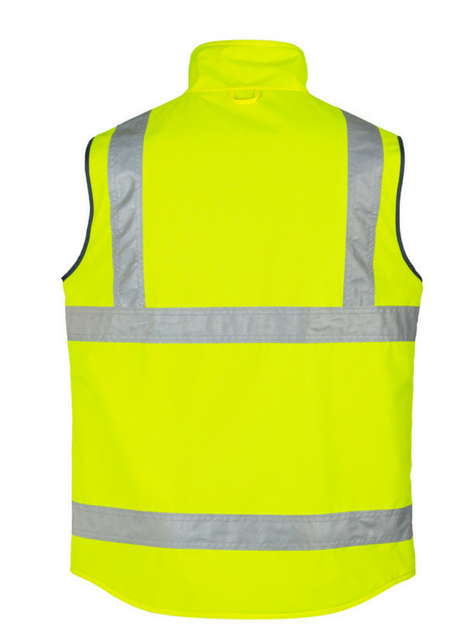 Mens Hi Vis Lightweight Fleece Lined Vest