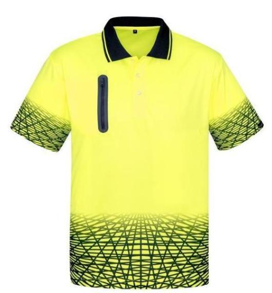 Hi Vis Mens Tracks Polo