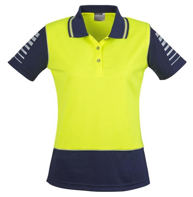 Womens Hi Vis Zone Polo