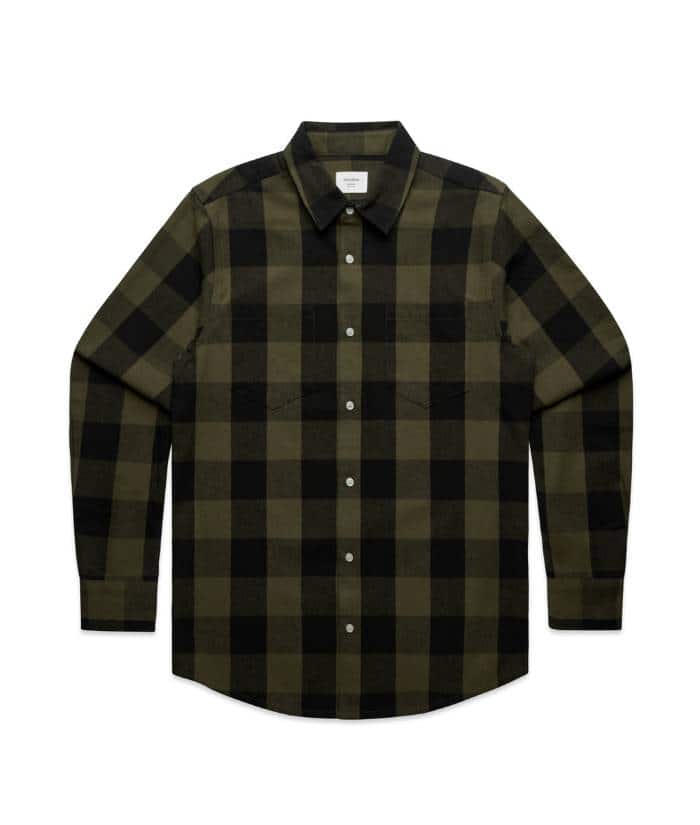 AS-Colour-check-flannelette-shirt-long-sleeve-5417-coal-black