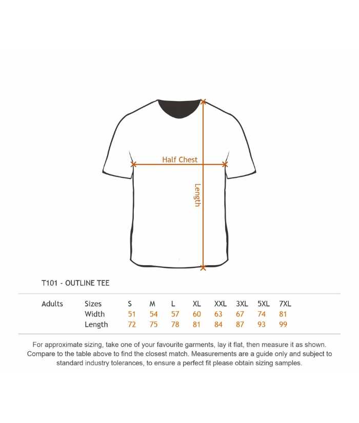 Mens Outline Tee