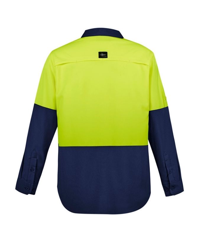 Mens Outdoor Hi Vis, 100% Polyester, L/S Shirt