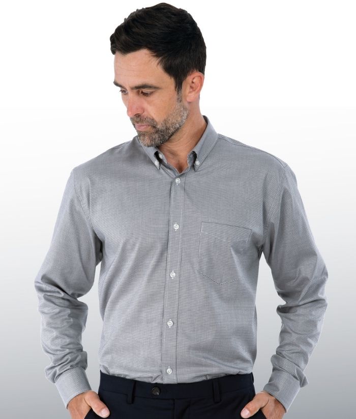 Axiom Mens Long Sleeve Button Down Shirt – Axiom Medical