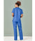 biz-care-womens-ladies-scrub-top-H10622-royal-blue
