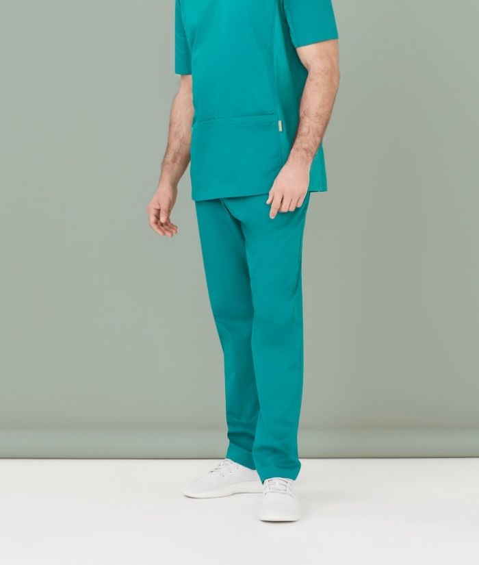 bizcare-riley-mens-straight-leg-scrub-pant-CSP047ML-teal