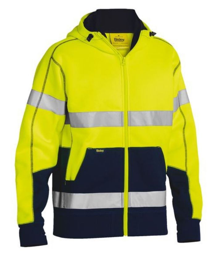 bisley-hi-vis-taped-d&amp;n-fleece-hoodie-k6819t
