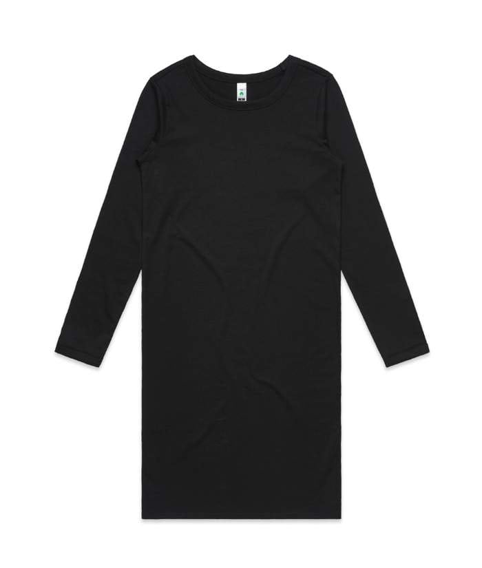 Womens Mika Organic Long Sleeve Dress