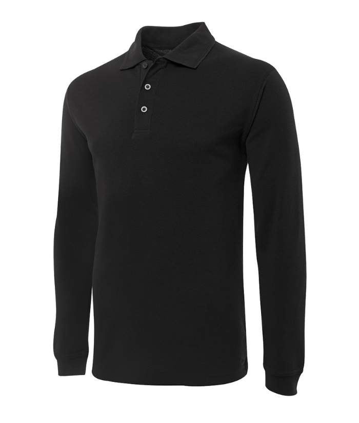 black-jb_s-polycotton-long-sleeve-adult-polo-210XL-uniform