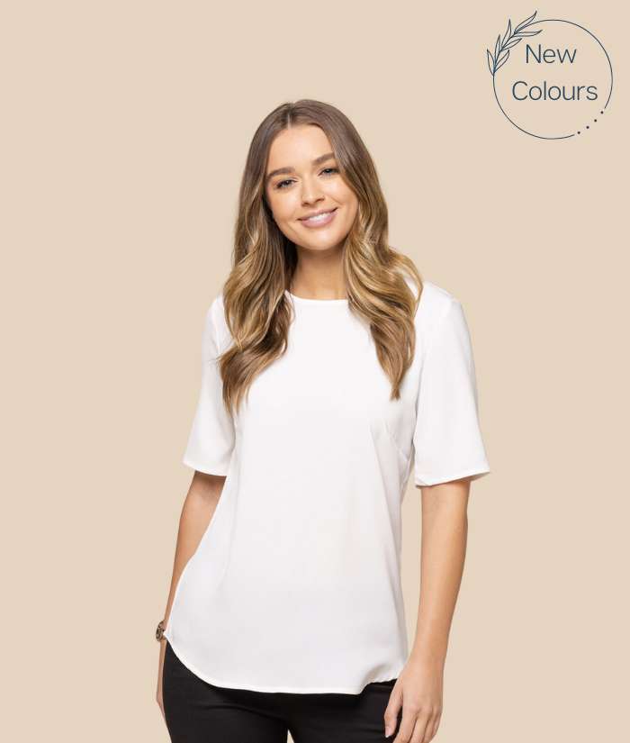 gloweave-1798ws-womens-taylor-soft-shirt-top-short-sleeves-ivory