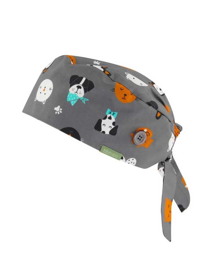 Unisex Printed Scrub Cap
