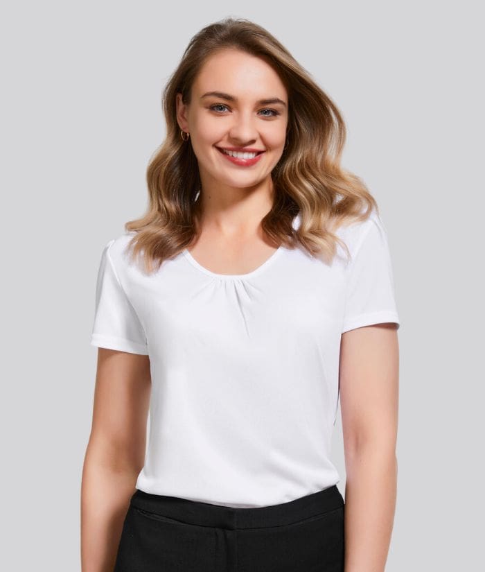 biz-collection-chic-short-sleeve-corporate-top-K315LS-white