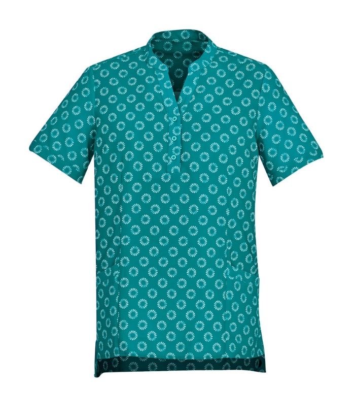 Womens Easy Stretch Florence Daisy Print Tunic