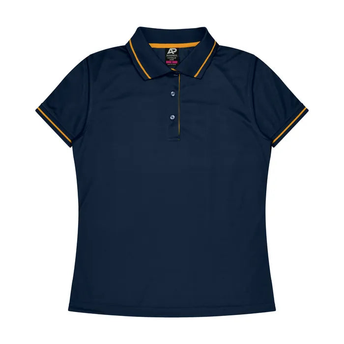 navy-gold-aussie-pacific-womens-ladies-cottesloe-short-sleeve-polo-2319