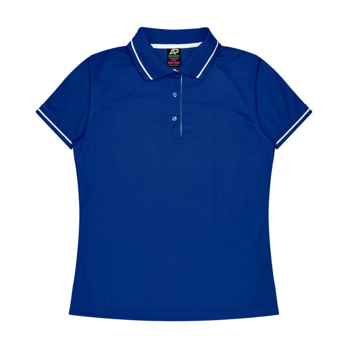 royal-white-aussie-pacific-womens-ladies-cottesloe-short-sleeve-polo-2319