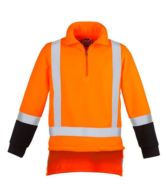TTMC-Fleece -Men&#39;s-Syzmik TTMC-W17 Fleece Jumper ZT463. Orange/navy Sizes: S - 5XL, 7XL
