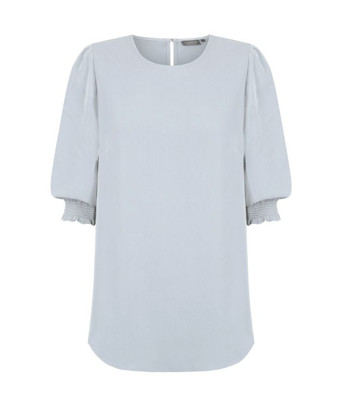 Lola 3/4 Sleeve Shirred Cuff Top