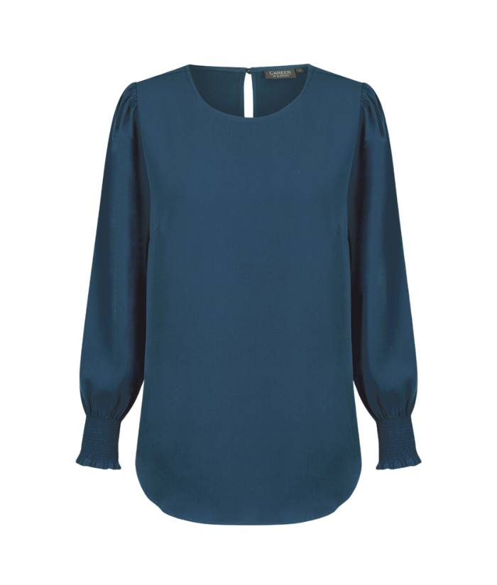 Freya Shirred Cuff Top