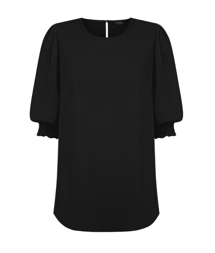 gloweave-1799wz-womens-lola-soft-shirt-top-short-sleeves-navy