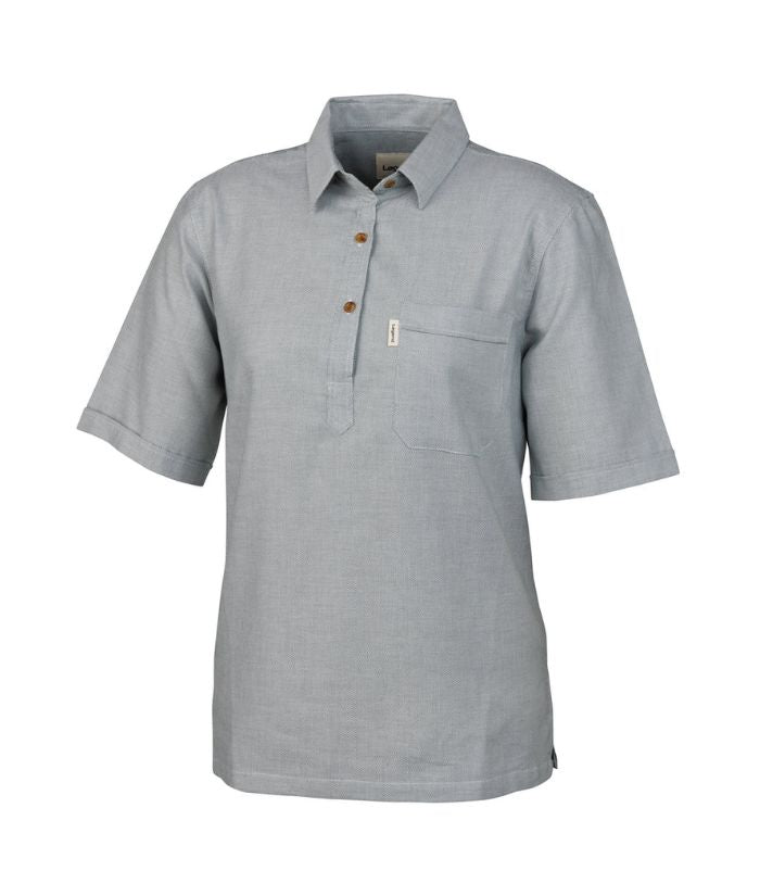 Short Sleeve Polo shirt with Chest Cut and sew technical fashion