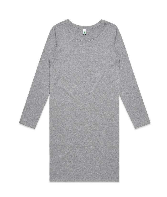 Womens Mika Organic Long Sleeve Dress